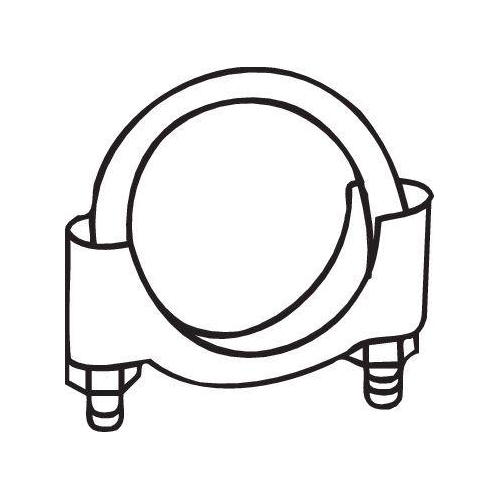 Bosal 250-250 Klemmstück Abgasanlage für Citroën Fiat Jaguar Lancia Nissan Opel