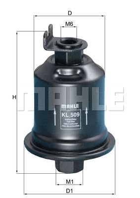 MAHLE/KNECHT Kraftstoffleitungsfilter KL 509  