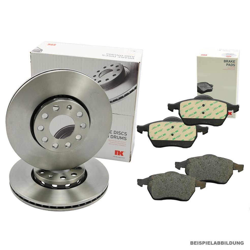 NK Bremsscheiben + Beläge vorne 256 mm Bremsenset für VW Fox