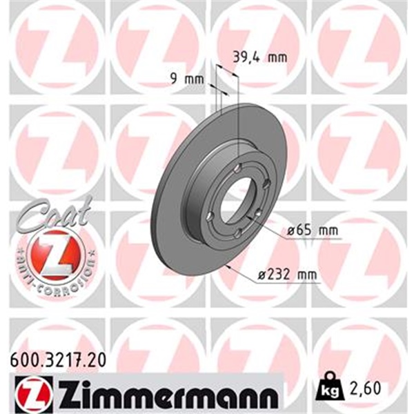 Zimmermann Bremsscheiben Beläge vorne hinten für SEAT Arosa Cordoba VW Lupo Polo