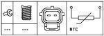 Hella 6PT 009 309-571 Sensor Kühlmitteltemperatur für Ford