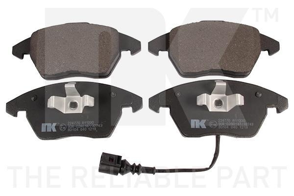 NK Bremsen Bremsenset Bremsscheiben + Beläge Vorne für AUDI A3 VW GOLF 5 PASSAT