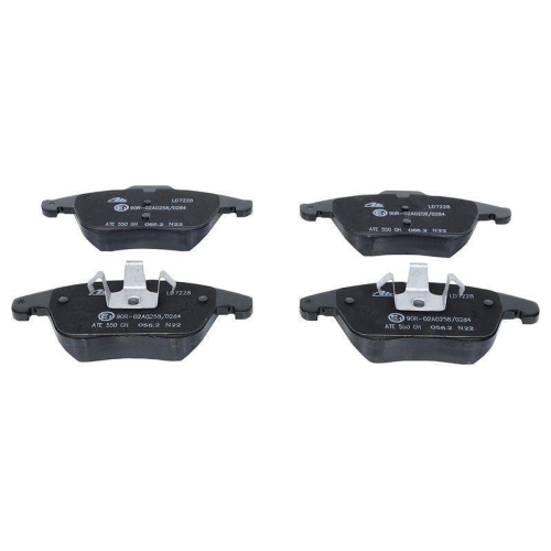 Ate 13.0470-7228.2 Bremsbelagsatz Scheibenbremse Vorderachse für Ford Volvo