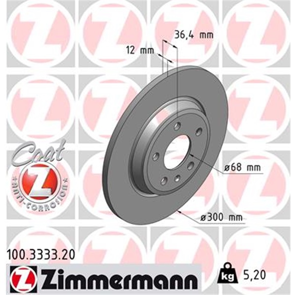Zimmermann Bremsscheiben Beläge hinten für AUDI A4 2.0 Tdi Ambiente S Line Euro6