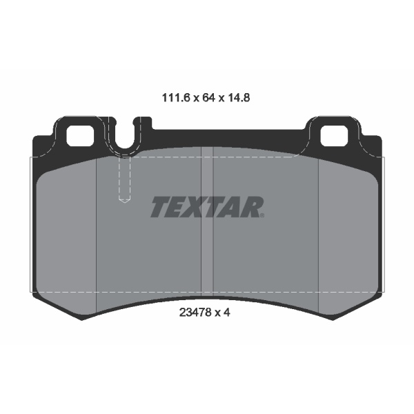 Textar Bremsscheiben Beläge hinten für MERCEDES E-Klasse W211 S211 Cls Amg 55