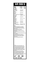 Bosch 3 397 118 990 Wischblatt Vorne