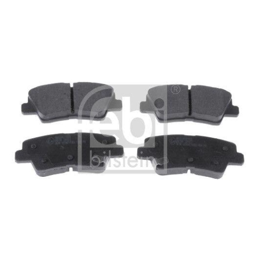 Febi Bilstein 116285 Bremsbelagsatz Scheibenbremse Hinterachse für Hyundai Kia