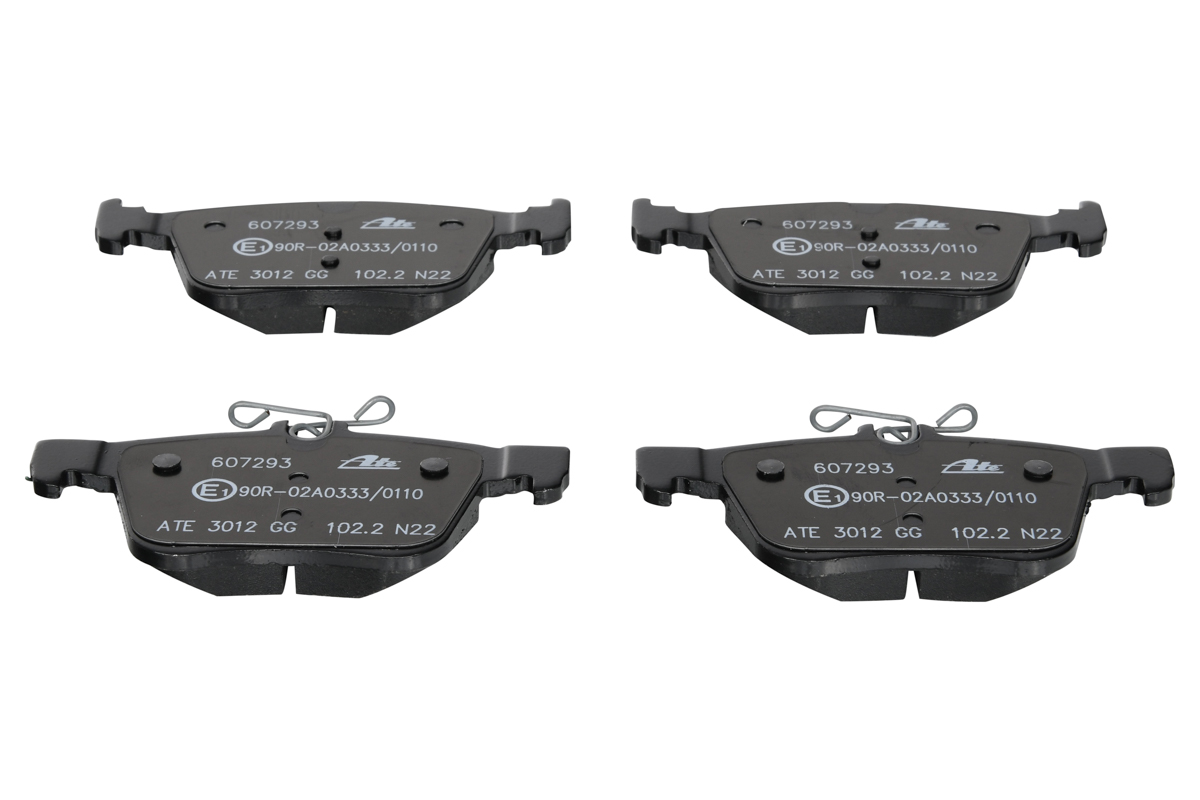 ATE Bremsscheiben + Beläge vorne + hinten für VW Golf 7 + Touran 5T + T-Roc