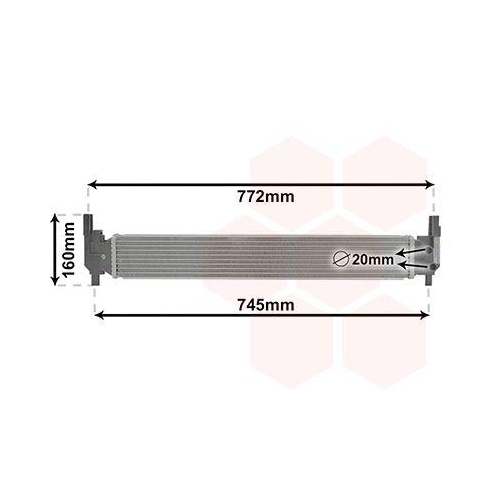 Van Wezel 03002346 Kühler Motorkühlung für Audi Seat Skoda VW