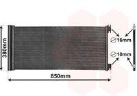 Van Wezel 43015702 Kondensator Klimaanlage für Renault