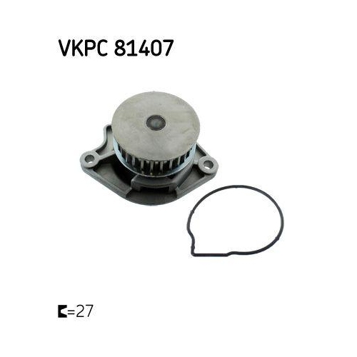 Skf VKPC 81407 Wasserpumpe Motorkühlung für Audi Seat Skoda VW Vw (svw)