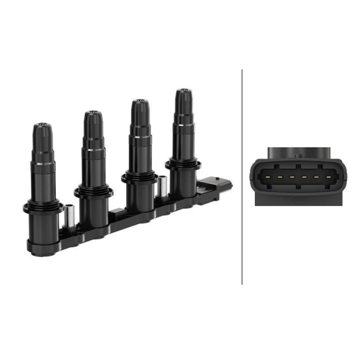 Hella 5DA 193 175-331 Zündspule für Alfa Romeo Fiat Opel Vauxhall Saturn