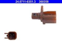 Ate 24.0711-6351.3 Sensor Raddrehzahl Hinterachse für Ford Volvo