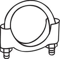 Bosal 250-250 Klemmstück Abgasanlage für Citroën Fiat Jaguar Lancia Nissan Opel