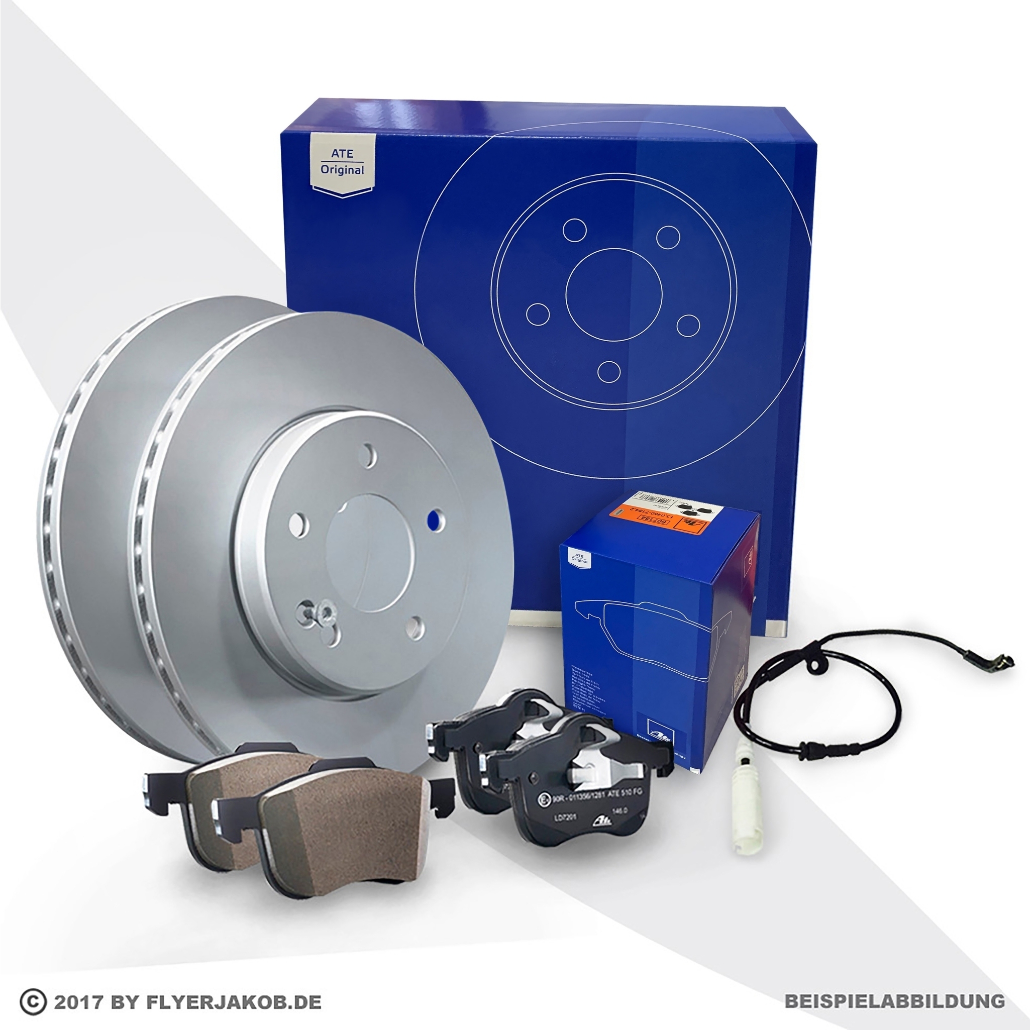 ATE Bremsenset vorne Bremsscheiben + Bremsbeläge VW AUDI SEAT SKODA