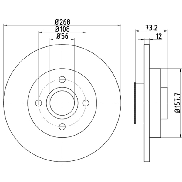 Textar Bremsscheiben + Beläge hinten für PEUGEOT 308 Nur Sw / Kombi / Break