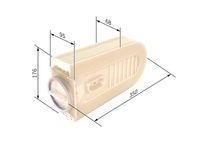 Bosch F 026 400 432 Luftfilter für Mercedes Benz Mercedes Benz Mercedes Benz