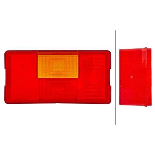 Hella 9EL 136 819-011 Lichtscheibe Heckleuchte Links für Daf Goldhofer Lamberet