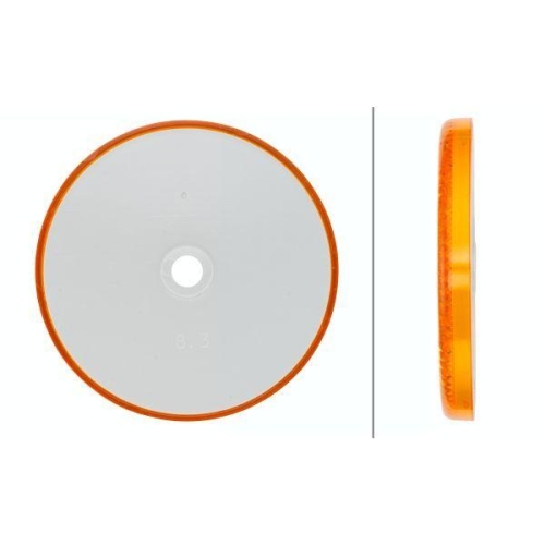 Hella 8RA 002 014-251 Rückstrahler Links Rechts für Iveco Mercedes Benz Scania