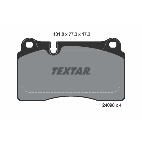Textar Bremsscheiben + Beläge vorne für VW Touareg 7P