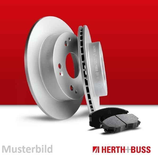 HERTH+BUSS Bremsscheiben Ø276mm Beläge hinten passend für HONDA CIVIC 9 FK FK2