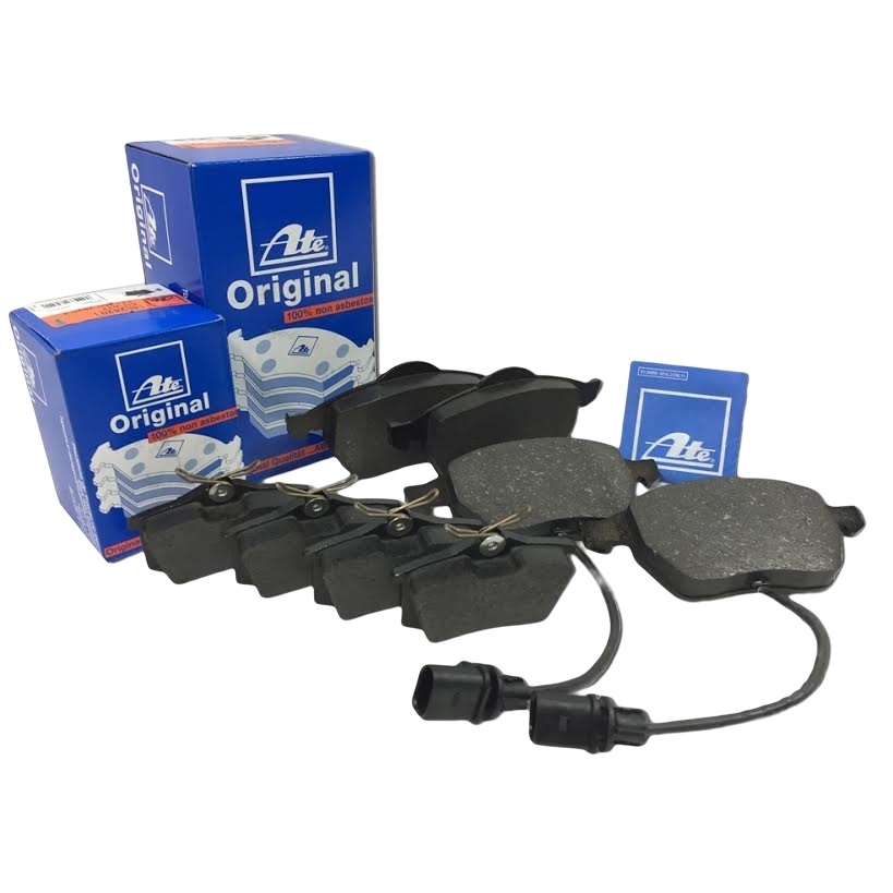 ATE BREMSE BREMSEN BREMSBELÄGE BREMSBELAG KIT VORNE HINTEN VW PASSAT 3BG