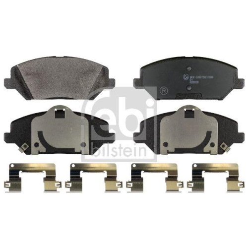 Febi Bilstein 170637 Bremsbelagsatz Scheibenbremse Vorderachse für Hyundai Kia