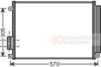 Van Wezel 17005347 Kondensator Klimaanlage für Ford Fiat / Lancia
