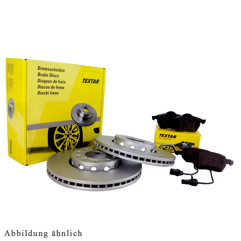 Textar Bremsscheiben + Beläge + Wk vorne für BMW F10 F11 F13