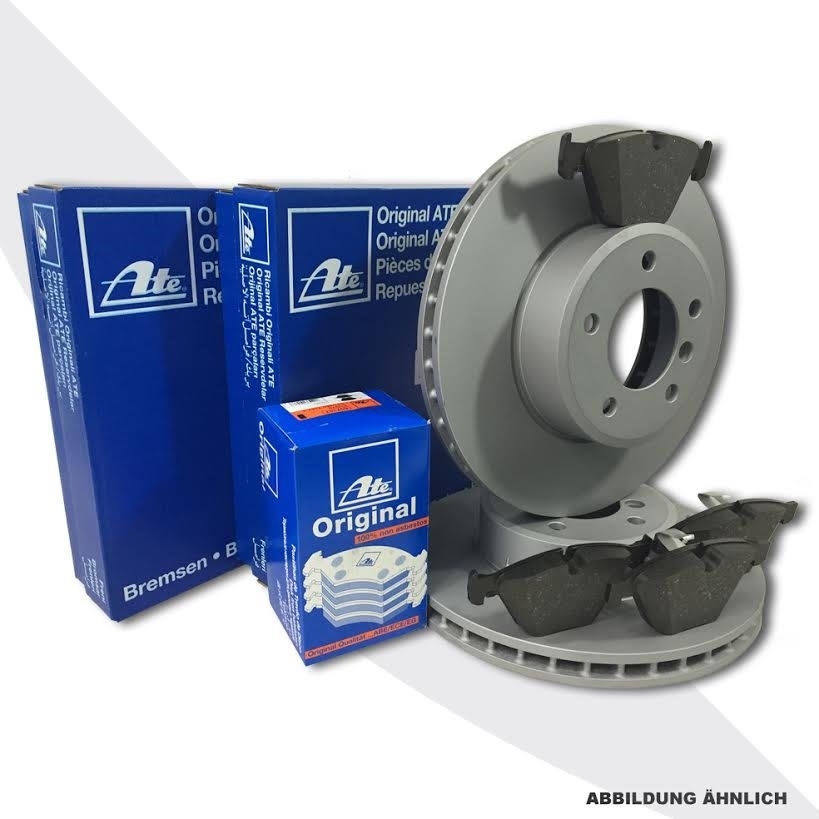 ATE Bremsenset vorne Bremsscheiben + Bremsbeläge FIAT DUCATO Kasten