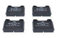 Ate 13.0460-4048.2 Bremsbelagsatz Scheibenbremse Vorderachse für Opel Porsche