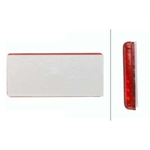 Hella 8RA 004 412-021 Rückstrahler Hinten für Chrysler Daf Fiat Iveco Scania Jcb