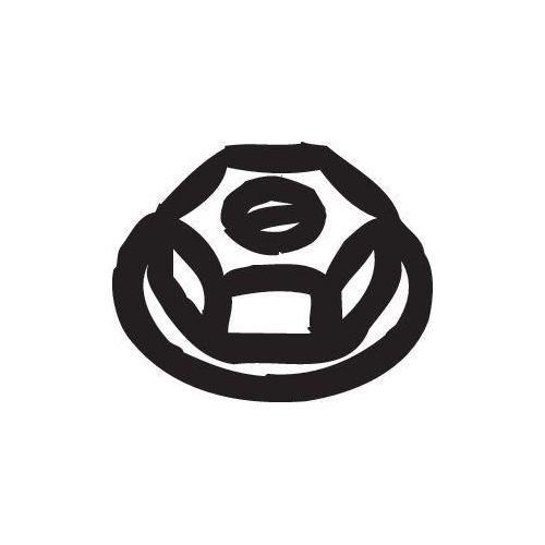 Bosal 258-038 Mutter Abgaskrümmer für Alfa Romeo Audi Bmw Chrysler Citroën Fiat