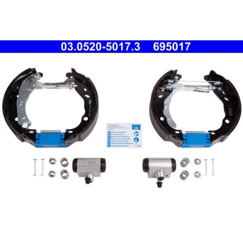 Ate 03.0520-5017.3 Bremsbackensatz Hinterachse für Renault Dacia