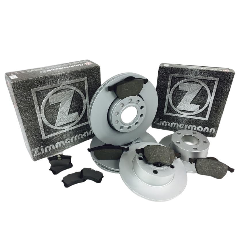 Zimmermann für Opel Vectra C 1.9 Cdti Bremsen Bremsscheiben Kit Vorne Hinten