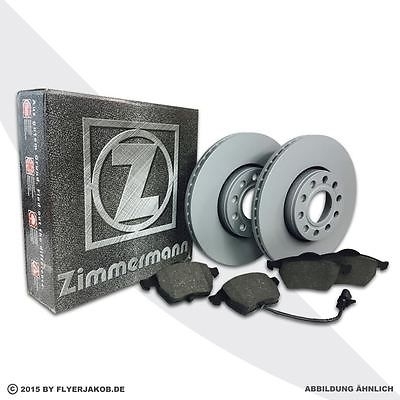 ZIMMERMANN BREMSE BREMSEN BREMSSCHEIBEN BELÄGE VORNE VW GOLF 5 V 1K1