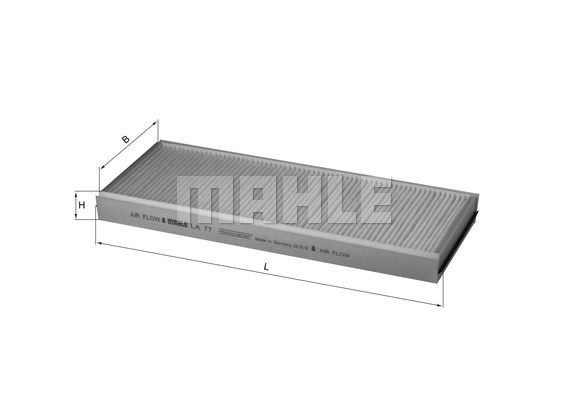 MAHLE/KNECHT Innenraumluftfiltereinsatz LA 77  