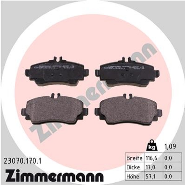 Zimmermann Bremsen Bremsscheiben Beläge Vorne Mercedes A Klasse W168 A 170 Cdi