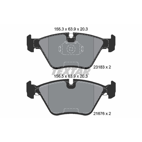 Textar Bremsscheiben Beläge vorne hinten für BMW X3 E83