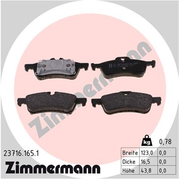 Zimmermann Bremsscheiben Beläge für MINI R50 R53 R52 One/D Cooper/S vorne hinten