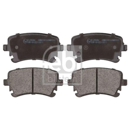 Febi Bilstein 16588 Bremsbelagsatz Scheibenbremse Hinterachse für Audi VW