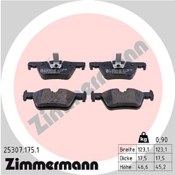 Zimmermann Sport Bremsscheiben + Beläge V+H für BMW 3Er F30 F31 4Er F32 F33 F36