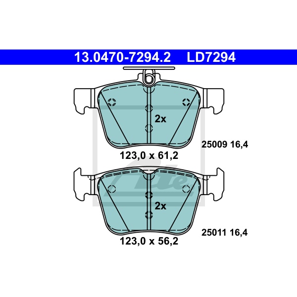 ATE Bremsscheiben Ceramic beläge vorne hinten für VW Tiguan Tdi Highline 4Motion