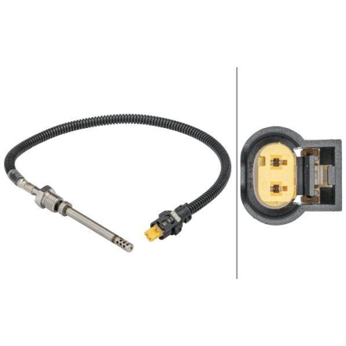 Hella 6PT 358 181-741 Sensor Abgastemperatur Nach Katalysator Rechts