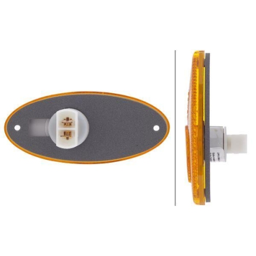 Hella 2PS 964 295-001 Seitenmarkierungsleuchte Links Rechts für Daf Iveco Man