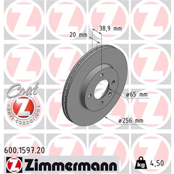 Zimmermann Bremsscheiben Beläge vorne hinten für SEAT Arosa Cordoba VW Lupo Polo