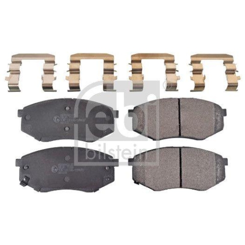 Febi Bilstein 116295 Bremsbelagsatz Scheibenbremse Vorderachse für Hyundai Kia