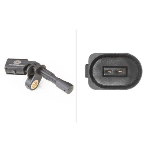 Hella 6PU 012 039-041 Sensor Raddrehzahl Hinterachse Rechts für Audi Seat Skoda
