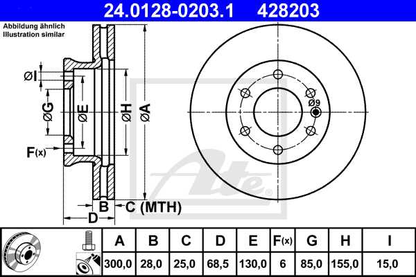 ATE Bremsscheiben 300mm  Beläge vorne für MERCEDES Sprinter 906  für VW Crafter