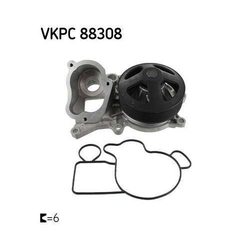 Skf VKPC 88308 Wasserpumpe Motorkühlung für Bmw